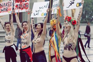 Picture credit: FEMEN protest in France courtesy of Wikimedia.