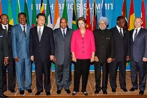 Picture: BRICS heads of states with leaders of African countries courtesy Blog do Planalto/Flickr.
