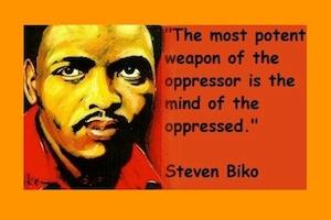 Picture: Steve Biko, a leader of the Black Consciousness Movement in South Africa in the 60